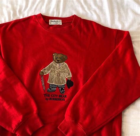 burberry bear sweater|burberry sweater women.